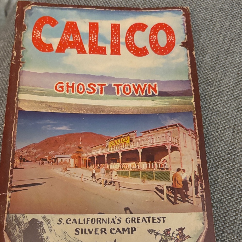 Calico Ghost Town Vintage booklet